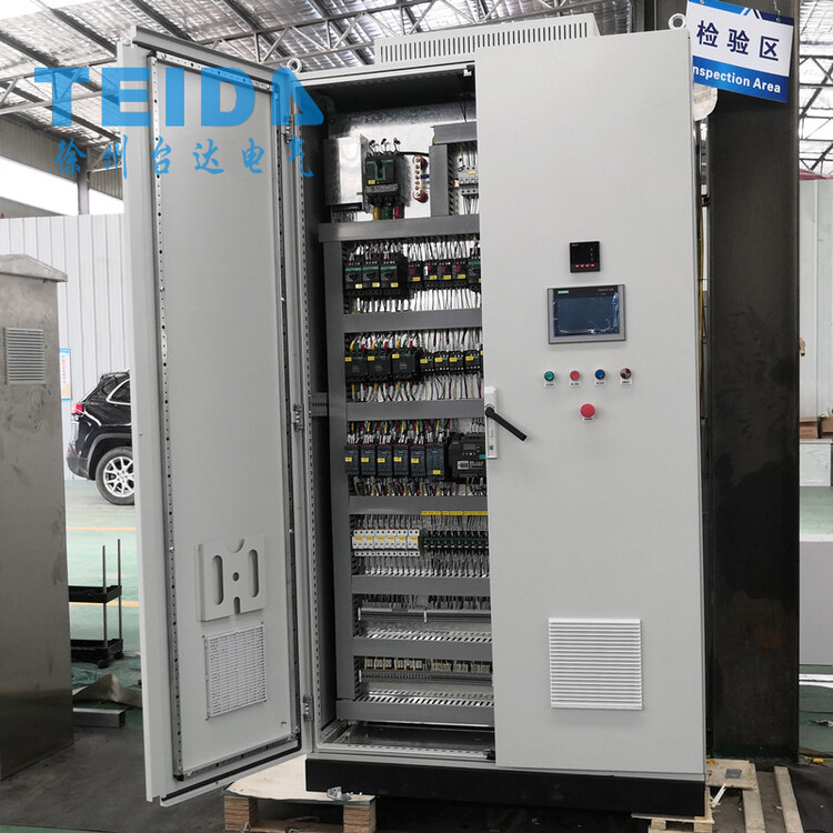 枣庄来图定制智能plc控制柜自动化编程触摸屏成套控制电控柜